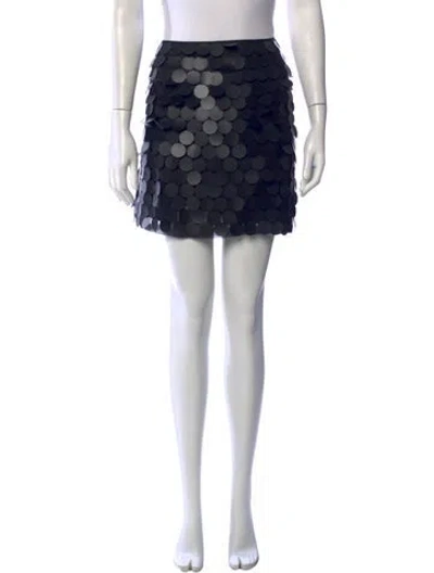 Pre-owned Stella Mccartney Vintage Mini Skirt In Black
