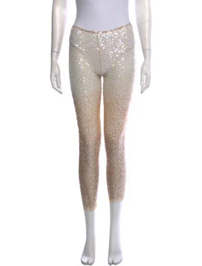 Pre-owned Stella Mccartney Vintage Skinny Leg Pants In Neutrals