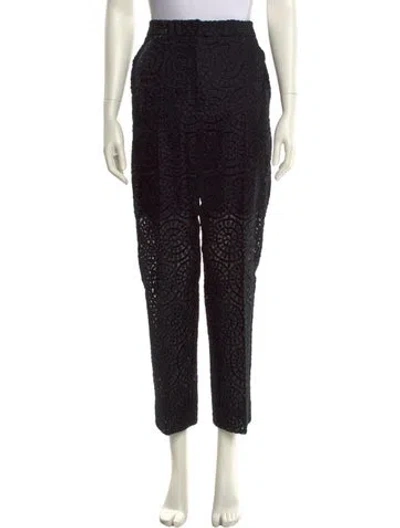 Pre-owned Stella Mccartney Vintage Straight Leg Pants W/ Tags In Black