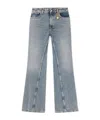 Stella Mccartney Vintage Wash Bootcut Jeans In Blue