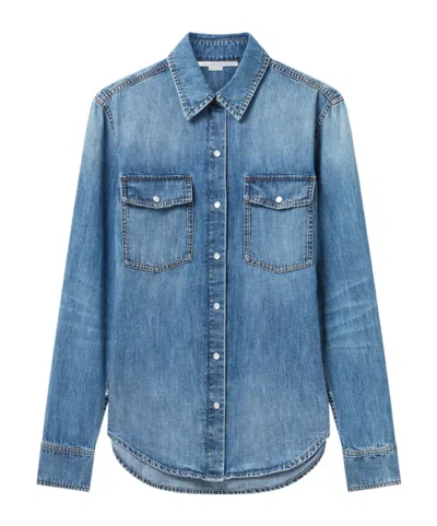 STELLA MCCARTNEY STELLA MCCARTNEY VINTAGE WASH DENIM SHIRT