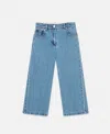 Stella Mccartney Vintage Wash Straight-leg Denim Jeans In Denim Blue