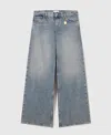 Stella Mccartney Vintage Wash Wide-leg Jeans In Blue