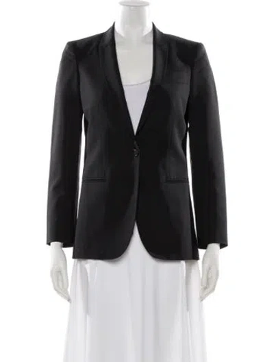 Pre-owned Stella Mccartney Vintage Wool Evening Jacket In Black