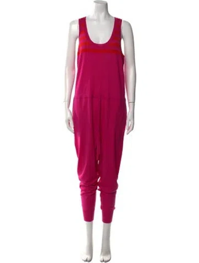 Pre-owned Stella Mccartney Vintage Wool Jumpsuit In Pink