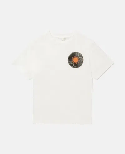 Stella Mccartney Vinyl Graphic T-shirt In White