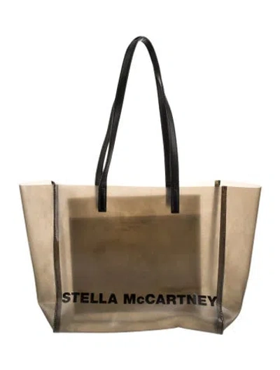 Pre-owned Stella Mccartney Vinyl Tote In Black