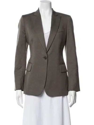 Pre-owned Stella Mccartney Virgin Wool Blazer In Brown