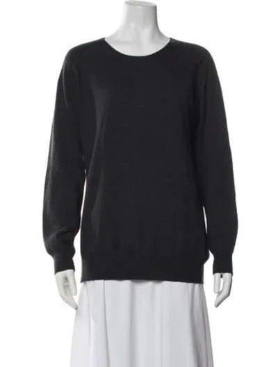 Pre-owned Stella Mccartney Virgin Wool Crew Neck Sweater In Black