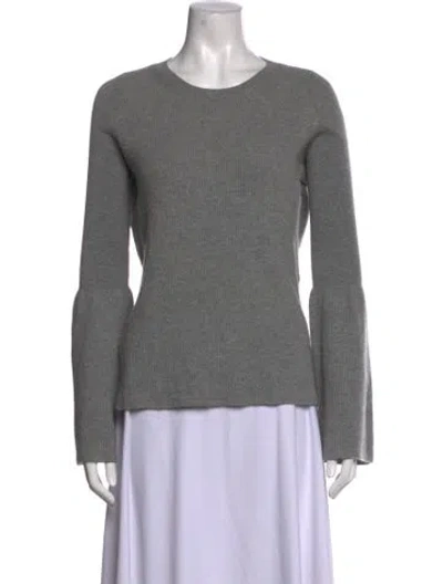 Pre-owned Stella Mccartney Virgin Wool Crew Neck Sweater In Grey