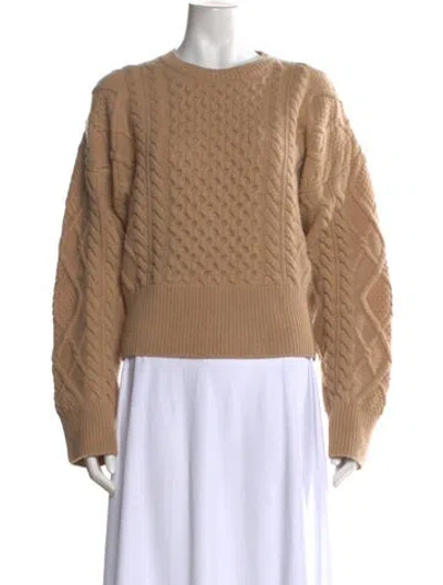 Pre-owned Stella Mccartney Virgin Wool Crew Neck Sweater In Neutral