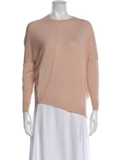 Pre-owned Stella Mccartney Virgin Wool Crew Neck Sweater In Pink