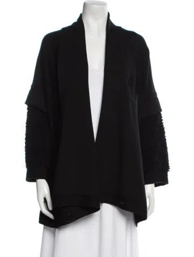 Pre-owned Stella Mccartney Virgin Wool Jacket In Black