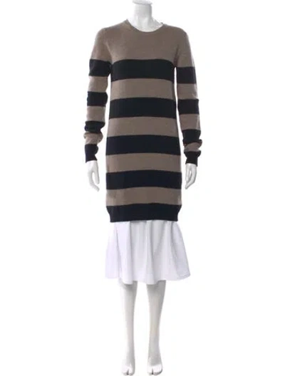 Pre-owned Stella Mccartney Virgin Wool Mini Dress In Gray
