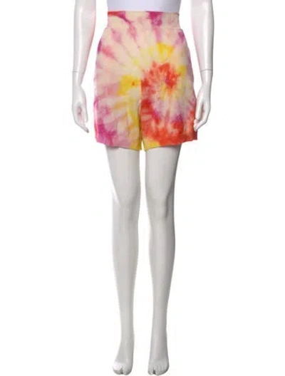 Pre-owned Stella Mccartney Virgin Wool Mini Shorts In Pink