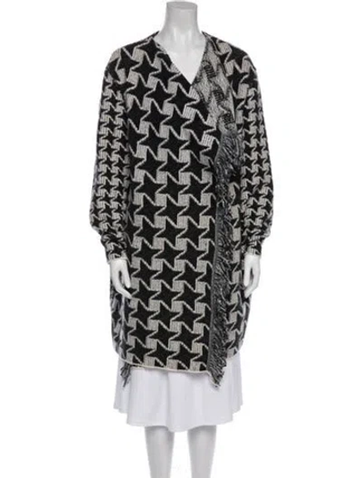 Pre-owned Stella Mccartney Virgin Wool Printed Coat