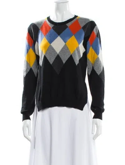 Pre-owned Stella Mccartney Virgin Wool Printed Sweater In Multi