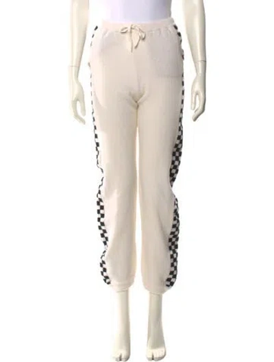 Pre-owned Stella Mccartney Virgin Wool Skinny Leg Pants In Neutral