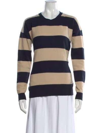 Pre-owned Stella Mccartney Virgin Wool Striped Sweater