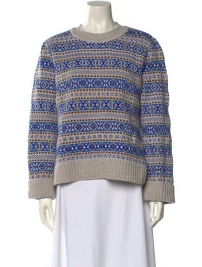 Pre-owned Stella Mccartney Virgin Wool Striped Sweater In Multi