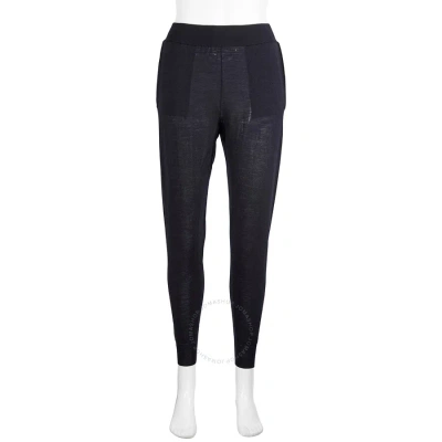 Stella Mccartney Virgin Wool Tapered Trousers In Blue