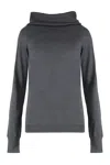 Stella Mccartney Bardot Neck Sweater In Grey Virgin Wool