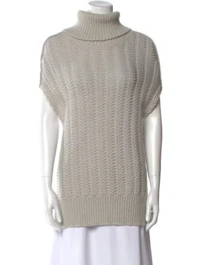 Pre-owned Stella Mccartney Virgin Wool Turtleneck Sweater In Gray