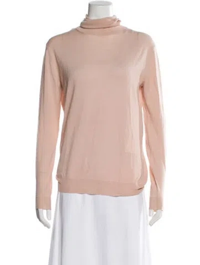 Pre-owned Stella Mccartney Virgin Wool Turtleneck Sweater In Neutral