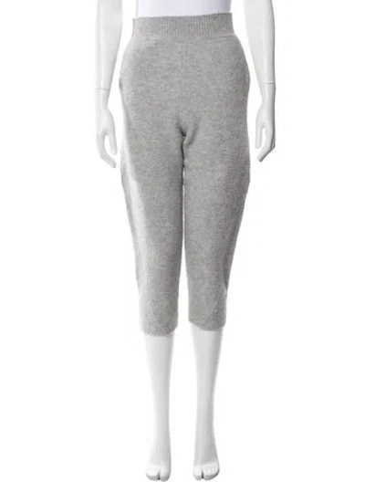 Pre-owned Stella Mccartney Virgin Wool Wide Leg Pants In Grey
