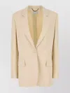 Stella Mccartney Viscose Blend Blazer With Buttoned Cuffs