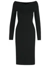 Stella Mccartney Fitted Off-the-shoulder Midi Dress