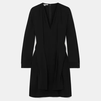 Pre-owned Stella Mccartney Viscose Knee Length Dress 42 In Black