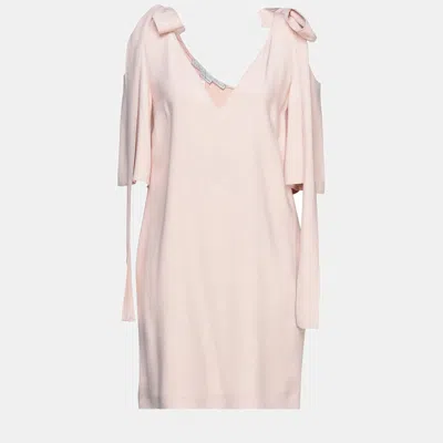 Pre-owned Stella Mccartney Viscose Mini Dress 42 In Pink