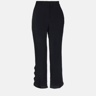 Pre-owned Stella Mccartney Viscose Pants 42 In Black
