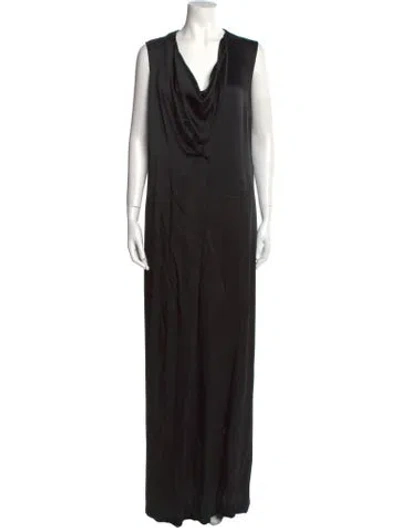Pre-owned Stella Mccartney V-neck Jumpsuit In Black