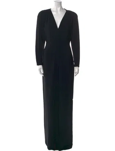 Pre-owned Stella Mccartney V-neck Jumpsuit In Black
