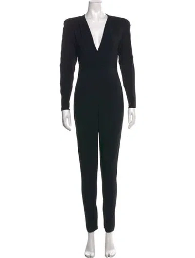 Pre-owned Stella Mccartney V-neck Jumpsuit In Black