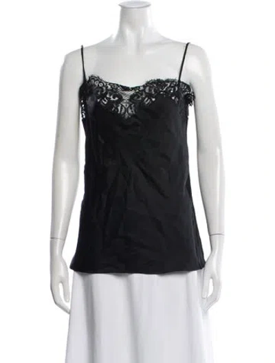 Pre-owned Stella Mccartney V-neck Sleeveless Top In Blue