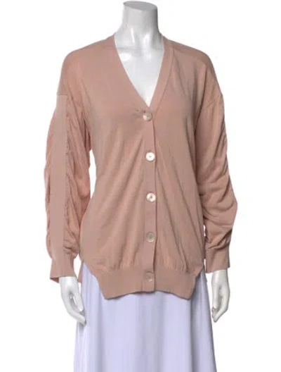 Pre-owned Stella Mccartney V-neck Sweater In Pink