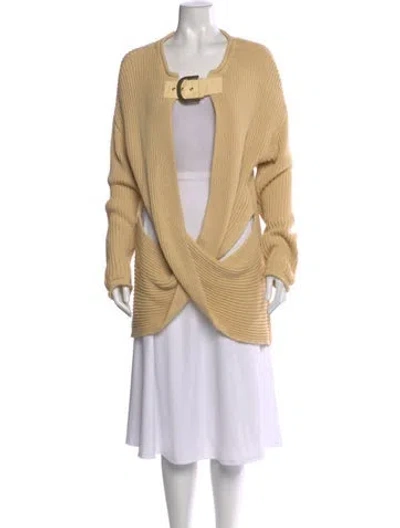 Pre-owned Stella Mccartney V-neck Sweater In Yellow