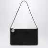 Stella Mccartney Black Wallet Bag With Chain Women