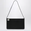 Stella Mccartney Black Wallet Bag With Chain In Black