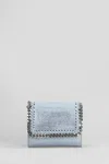Stella Mccartney Wallet In Cyan Polyester In Cyan