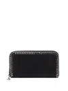 Stella Mccartney Falabella Continental Wallet In Nero