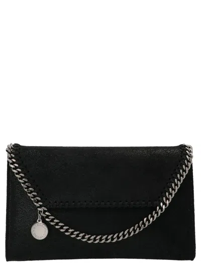 Stella Mccartney Wallet On Chain Falabella In Black