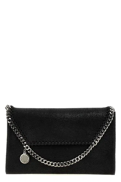 Stella Mccartney Wallet On Chain 'falabella' In Black