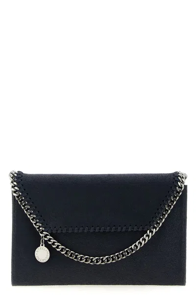 Stella Mccartney Wallet On Chain 'falabella' In Blue