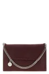 Stella Mccartney Wallet On Chain 'falabella' In Burgundy