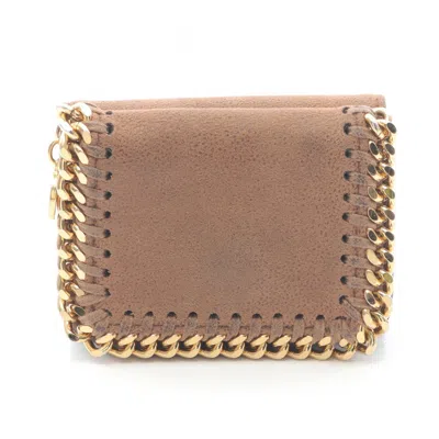 Pre-owned Stella Mccartney Wallet (tri-fold) () In Brown