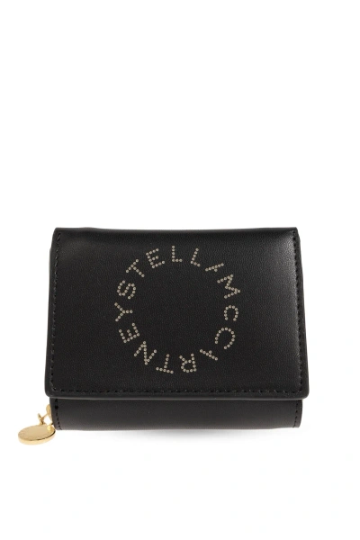 Stella Mccartney Wallet With Logo In Black